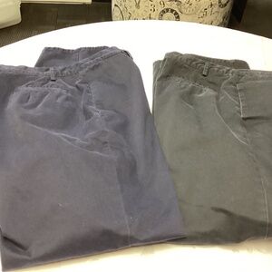 Pendleton Navy Blue Everyday Chino Work Slacks Pants Women’ s 12. 2 pairs BLK